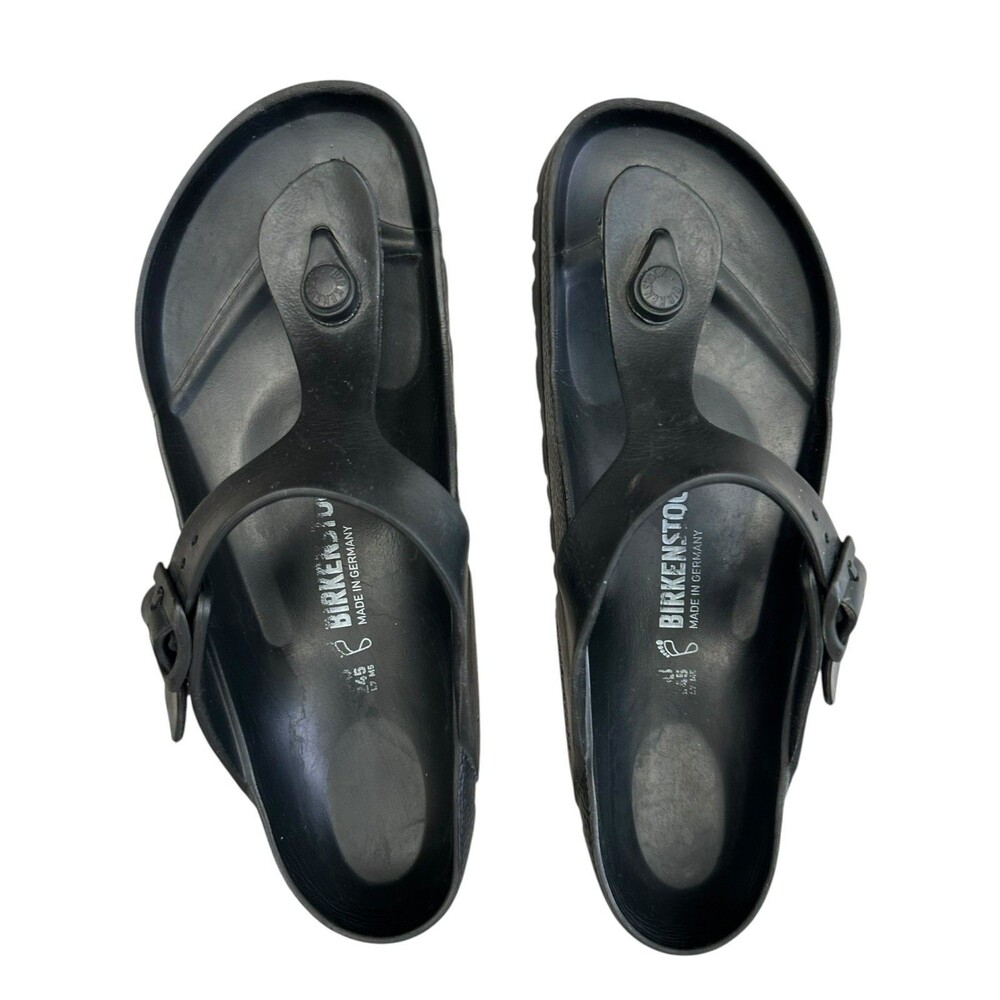 BIRKENSTOCK GIZEH EVA BLACK Sz 38 Sandals Waterproof Slip On Womens 7 - 7.5 - Picture 9 of 12